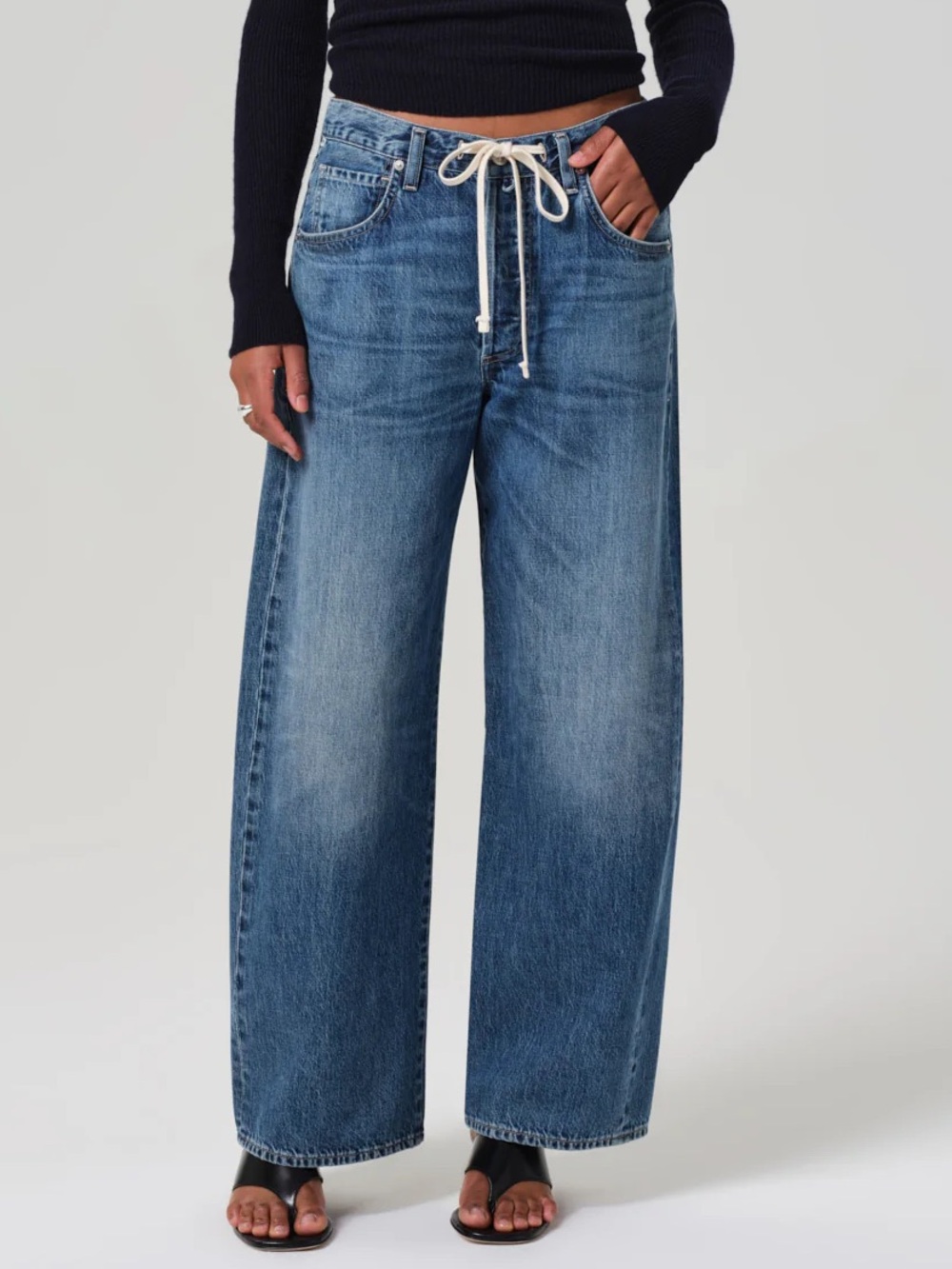 Citizens of Humanity Brynn Drawstring Jean in Atlantis